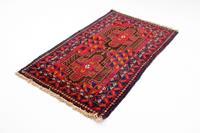 Morgenland Wollteppich Belutsch Teppich handgeknüpft rot, rechteckig, 8 mm Höhe, handgeknüpft