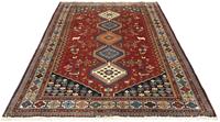 Morgenland Wollteppich Yalameh Teppich handgeknüpft rot, rechteckig, 8 mm Höhe, handgeknüpft