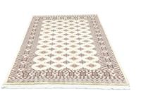 Morgenland Teppich Buchara Teppich handgeknüpft beige, rechteckig, 8 mm Höhe