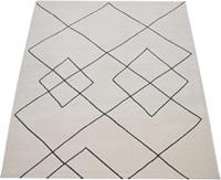 Paco Home Teppich Haral 785, rechteckig, 9 mm Höhe, Scandi Design, Rauten Motiv, Wohnzimmer
