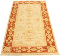 Wollteppich Farahan Teppich handgeknüpft beige, morgenland, rechteckig, Höhe: 7 mm