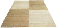 Morgenland Wollteppich Nepal Teppich handgeknüpft beige, rechteckig, 18 mm Höhe, handgeknüpft