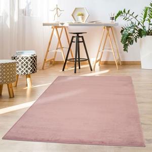 Carpet City Hoogpolig vloerkleed TOPIA400 bijzonder zacht door polyester, unikleurig, ideaal voor woonkamer & slaapkamer