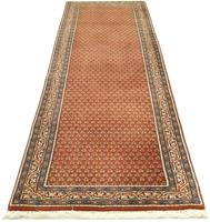 Morgenland Wollteppich Mir Teppich handgeknüpft braun, rechteckig, 12 mm Höhe