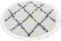 carpetfine Hoogpolig vloerkleed Eddy Met franje, woonkamer