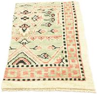 Morgenland Wollteppich Designer Teppich handgeknüpft beige, rechteckig, 6 mm Höhe, handgeknüpft