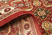 Morgenland Wollteppich Ghashghai Teppich handgeknüpft rot, rechteckig, 8 mm Höhe, handgeknüpft