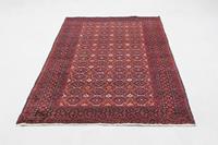 Morgenland Wollteppich Belutsch Teppich handgeknüpft rot, rechteckig, 7 mm Höhe, handgeknüpft