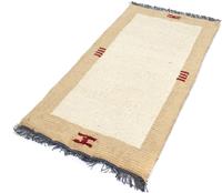 morgenland Wollen kleed Nepal vloerkleed met de hand geknoopt beige handgeknoopt