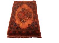 Morgenland Wollteppich Sarough Teppich handgeknüpft rot, rechteckig, 8 mm Höhe