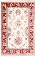 Morgenland Wollteppich Ziegler Teppich handgeknüpft beige, rechteckig, 6 mm Höhe