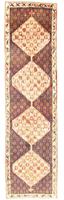Morgenland Wollteppich Senneh Teppich handgeknüpft beige, rechteckig, 9 mm Höhe