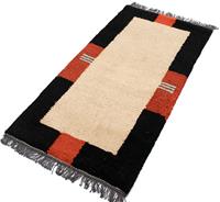 Morgenland Wollteppich Nepal Teppich handgeknüpft biege, rechteckig, 18 mm Höhe, handgeknüpft