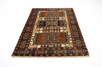 Morgenland Wollteppich Ardebil Teppich handgeknüpft beige, rechteckig, 8 mm Höhe, handgeknüpft