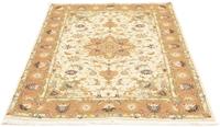 Morgenland Teppich Täbriz 50 Raj Teppich handgeknüpft beige, rechteckig, 7 mm Höhe, handgeknüpft