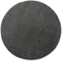My Home Hochflor-Teppich Vince, rund, 31 mm Höhe, besonder weich durch Microfaser extra flauschig