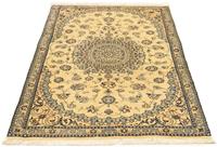 Morgenland Teppich Nain 6la Teppich handgeknüpft beige, rechteckig, 7 mm Höhe, handgeknüpft