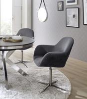 MCA furniture Eetkamerstoel MELROSE Stoel 360º draaibaar met nivellering (set, 2 stuks)