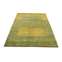 Morgenland Wollteppich Loribaft Teppich handgeknüpft grün, rechteckig, 18 mm Höhe, handgeknüpft