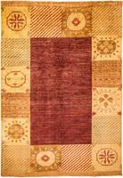 Morgenland Wollteppich Ziegler Modern Teppich handgeknüpft rot, rechteckig, 7 mm Höhe, handgeknüpft