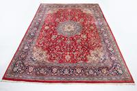 Morgenland Wollteppich Sarough Teppich handgeknüpft rot, rechteckig, 10 mm Höhe