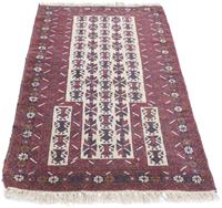 Morgenland Wollteppich Belutsch Teppich handgeknüpft beige, rechteckig, 12 mm Höhe, handgeknüpft