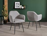 HELA Stoel met armleuningen Carla (set, 2 stuks)