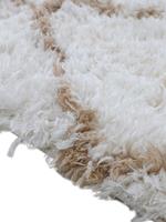 carpetfine Hoogpolig vloerkleed Eddy Met franje, woonkamer
