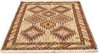 Morgenland Wollteppich Täbriz Teppich handgeknüpft beige, rechteckig, 8 mm Höhe