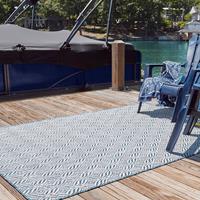 Myflair Möbel & Accessoires Vloerkleed Outdoor Crosses Platweefsel, geschikt voor binnen en buiten