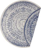 freundin Home Collection Teppich "Rosica", rund, In-und Outdoor geeignet, Mandala, Pflegeleicht, Flachgewebe, Wendbar