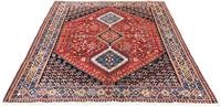 Morgenland Wollteppich Yalameh Teppich handgeknüpft rot, rechteckig, 8 mm Höhe, handgeknüpft