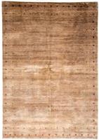 Morgenland Wollteppich Loribaft Teppich handgeknüpft braun, rechteckig, 10 mm Höhe, handgeknüpft