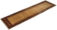 Morgenland Wollteppich Mir Teppich handgeknüpft gold, rechteckig, 8 mm Höhe