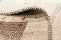 Morgenland Wollteppich Loribaft Teppich handgeknüpft beige, rechteckig, 15 mm Höhe, handgeknüpft