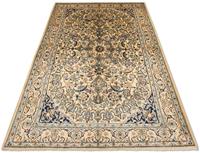 Morgenland Wollteppich Nain 9la Teppich handgeknüpft blau, rechteckig, 7 mm Höhe