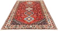 Morgenland Wollteppich Yalameh Teppich handgeknüpft rot, rechteckig, 8 mm Höhe, handgeknüpft