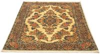 Morgenland Wollteppich Rafsanjan Teppich handgeknüpft beige, rechteckig, 8 mm Höhe