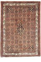 Morgenland Wollteppich Hosseinabad Teppich handgeknüpft braun, rechteckig, 8 mm Höhe, handgeknüpft
