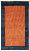 Morgenland Wollteppich Loribaft Teppich handgeknüpft lachs, rechteckig, 18 mm Höhe, handgeknüpft