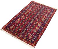 Morgenland Wollteppich Belutsch Teppich handgeknüpft rot, rechteckig, 8 mm Höhe, handgeknüpft