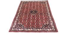 Morgenland Wollteppich Hosseinabad Teppich handgeknüpft rot, rechteckig, 8 mm Höhe, handgeknüpft