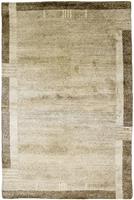 Morgenland Wollteppich Nepal Teppich handgeknüpft braun, rechteckig, 18 mm Höhe, handgeknüpft