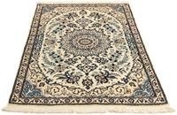 Morgenland Wollteppich Nain 9la Teppich handgeknüpft beige, rechteckig, 8 mm Höhe