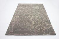 Wollteppich Designer Teppich handgetuftet mehrfarbig, morgenland, rechteckig, Höhe: 18 mm
