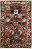 Morgenland Wollteppich Bachtiar Teppich handgeknüpft braun, rechteckig, 8 mm Höhe, handgeknüpft