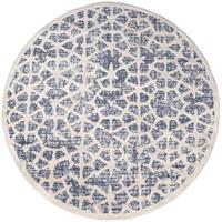Carpet City Teppich Art 1271, rund, 7 mm Höhe, Kurzflor Teppich, Wohnzimmer