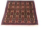 Morgenland Wollteppich Sarough Teppich handgeknüpft blau, rechteckig, 7 mm Höhe