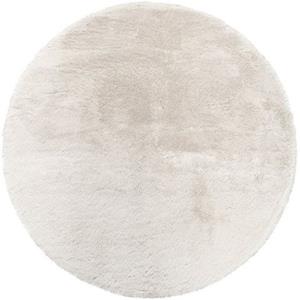 Paco Home Teppich Soft 380, rund, 22 mm Höhe, Kuschelteppich - besonders weich, Uni-Farben, ideal im Wohnzimmer & Schlafzimmer