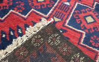 Morgenland Wollteppich Belutsch Teppich handgeknüpft blau, rechteckig, 8 mm Höhe, handgeknüpft